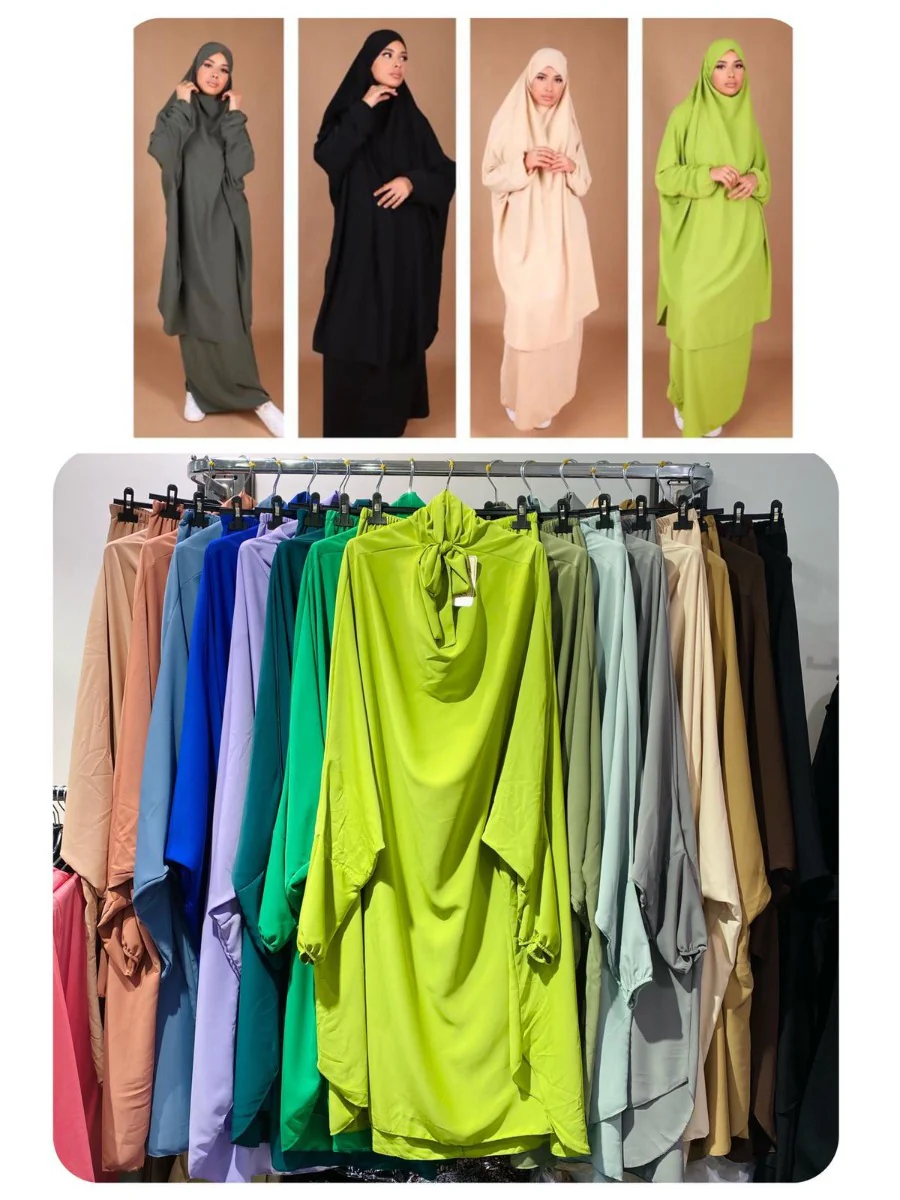 2pcs Khimar Skirt Set - Image 7