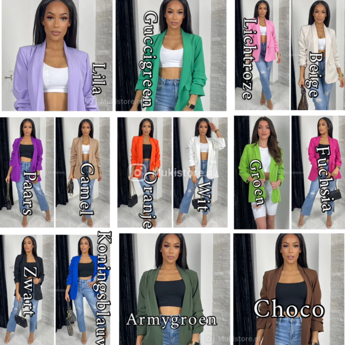 Bestseller Pocket And Ruffle Detail Sleeves Blazer With Lining - Image 9