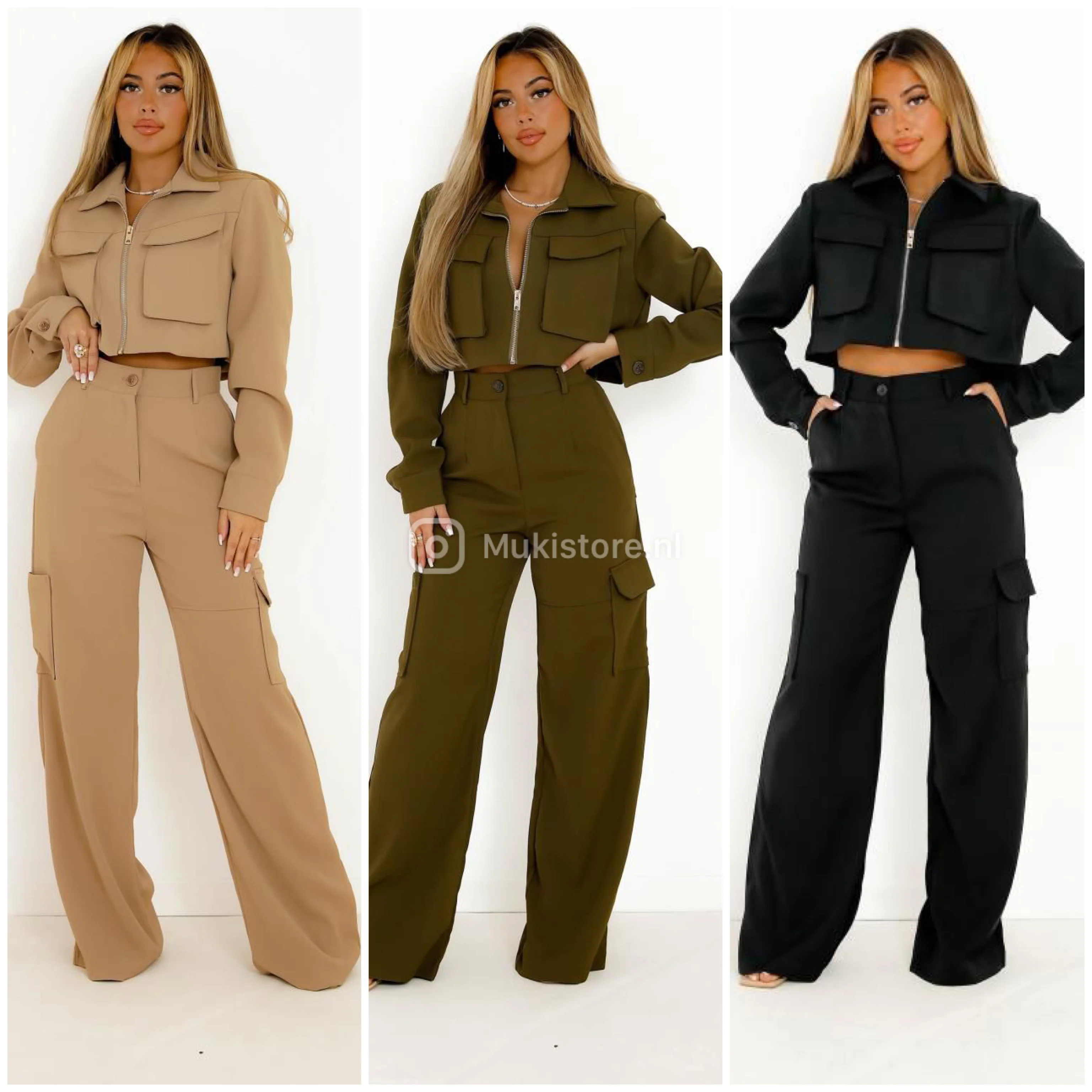 Crop Cargo Set Big Pockets - Image 11