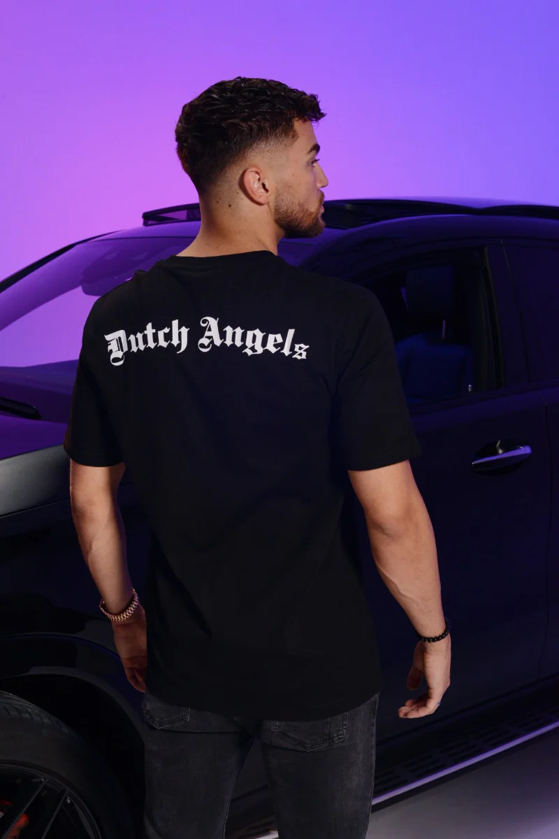 Dutch Angels Broken Teddy Black Oversized T-shirt - Image 4