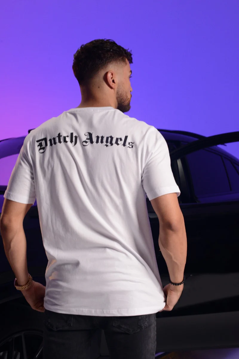 Dutch Angels Broken Teddy White Oversized T-shirt - Image 5