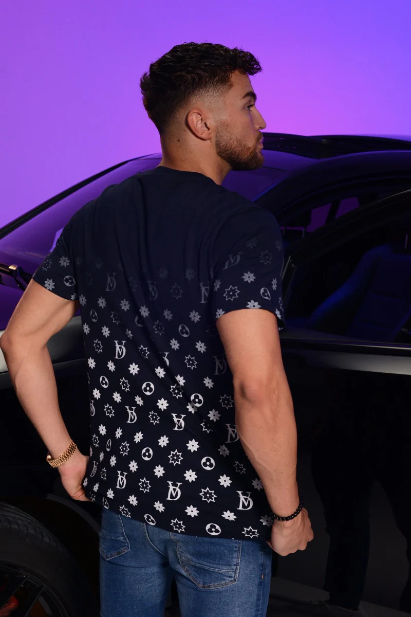 Dutch Angels Dutchogram Navy T-shirt Slim Fit - Image 3