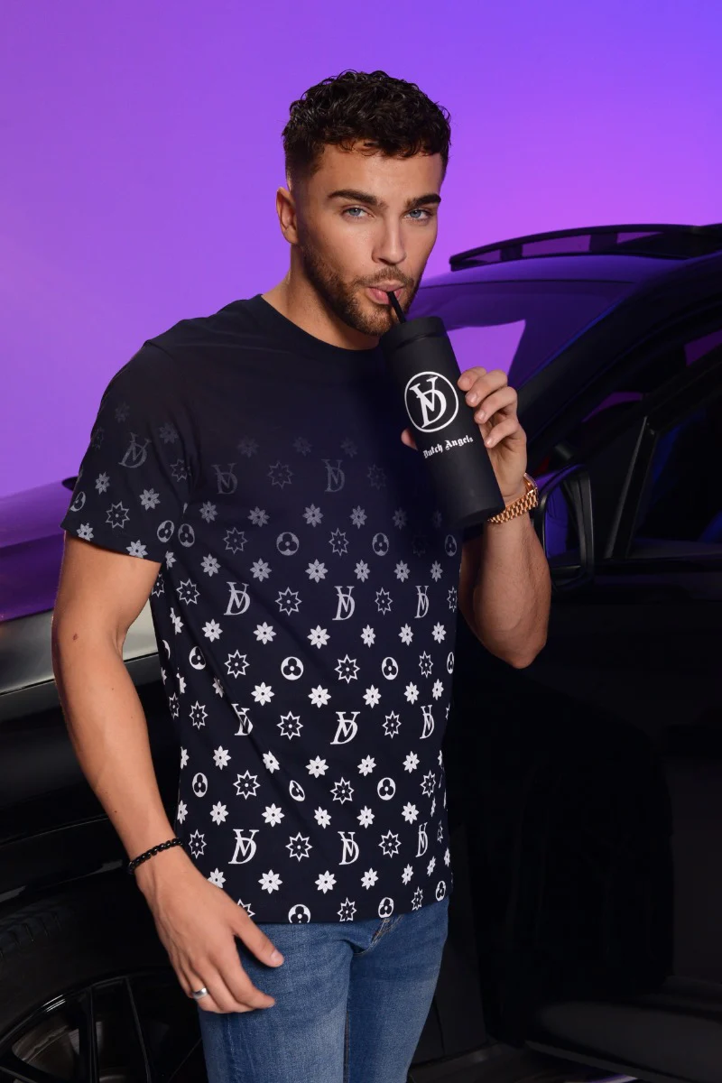 Dutch Angels Dutchogram Navy T-shirt Slim Fit - Image 5