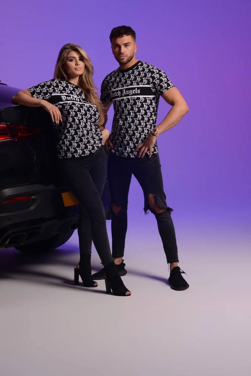 Dutch Angels Fully DA Logo Black T-shirt Slim Fit - Image 4