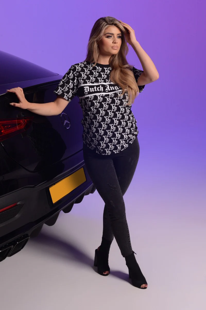 Dutch Angels Fully DA Logo Black T-shirt Slim Fit - Image 6