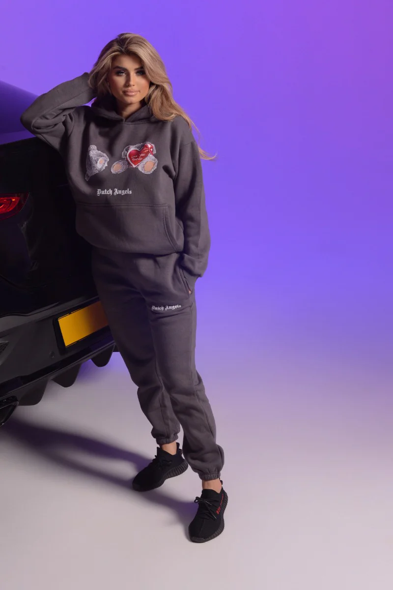 Dutch Angels Teddy Bear Grey Tracksuit - Image 3