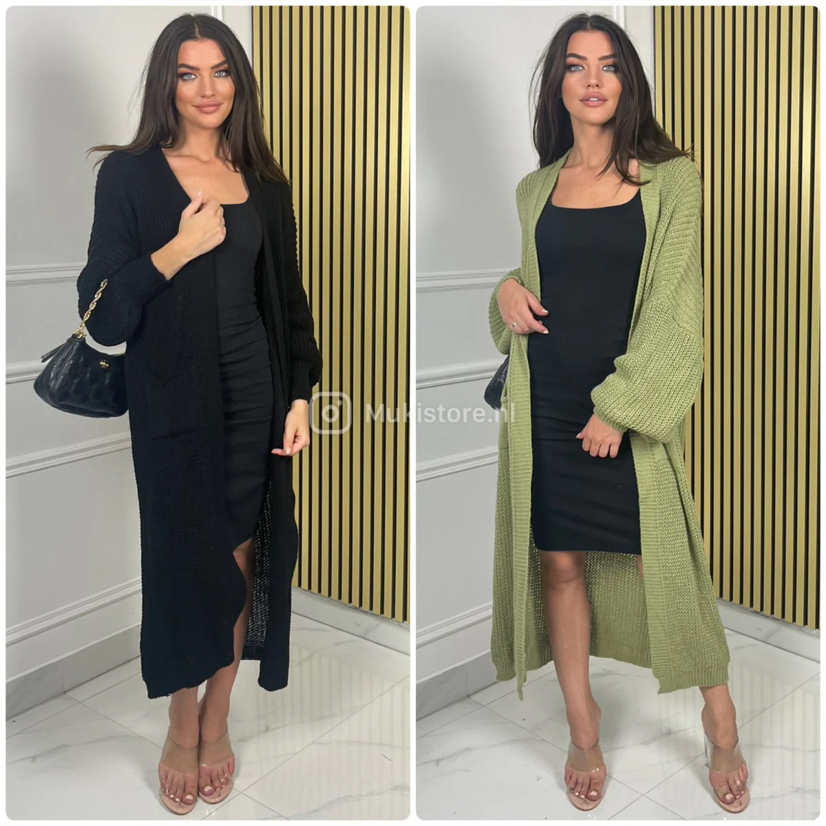 Knitwear Cardigan Balloon Sleeves Premium Quality - Image 3