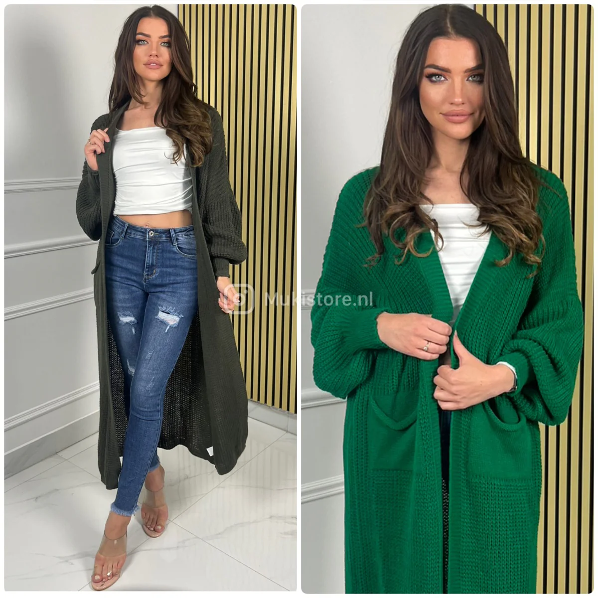 Knitwear Cardigan Balloon Sleeves Premium Quality - Image 5