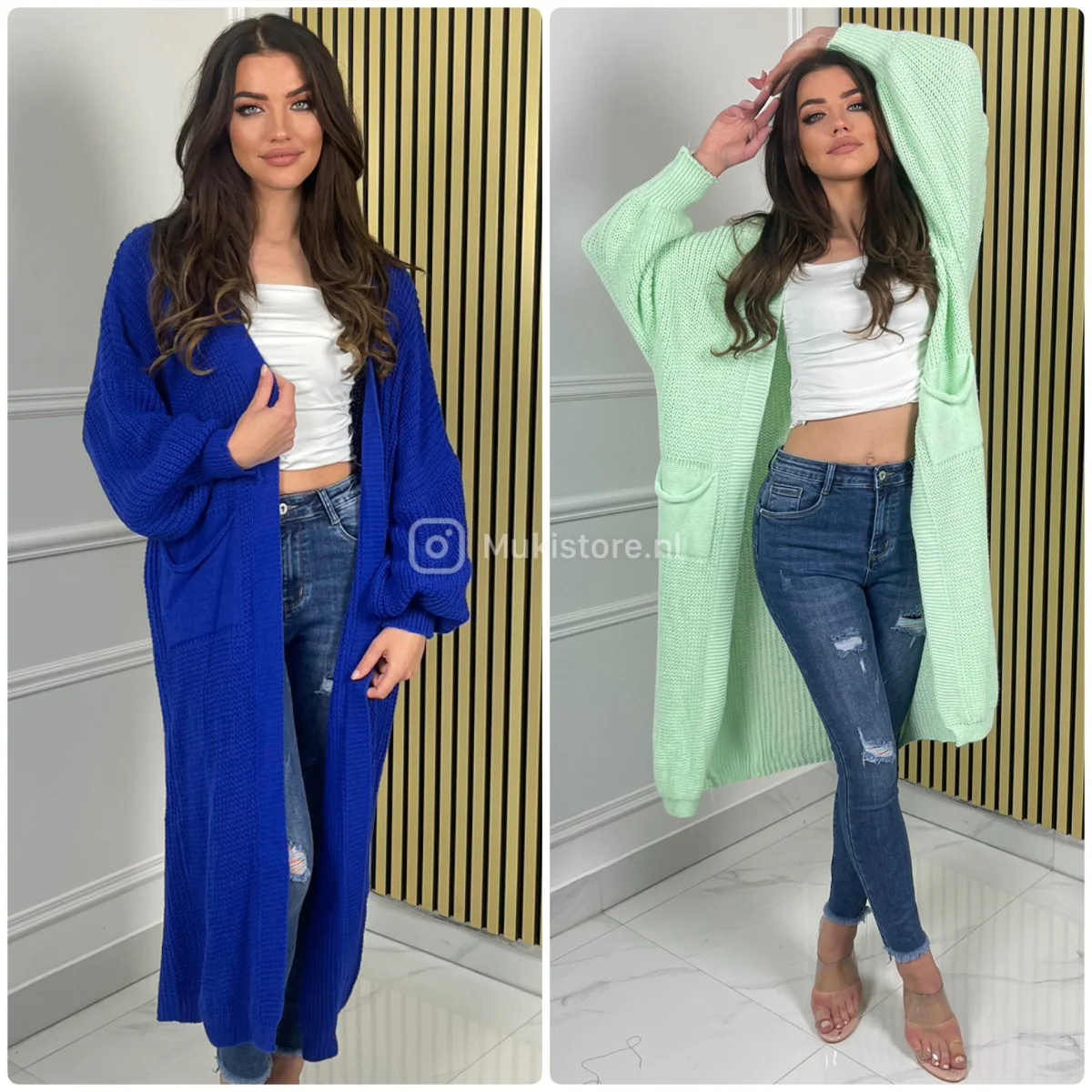 Knitwear Cardigan Balloon Sleeves Premium Quality - Image 6