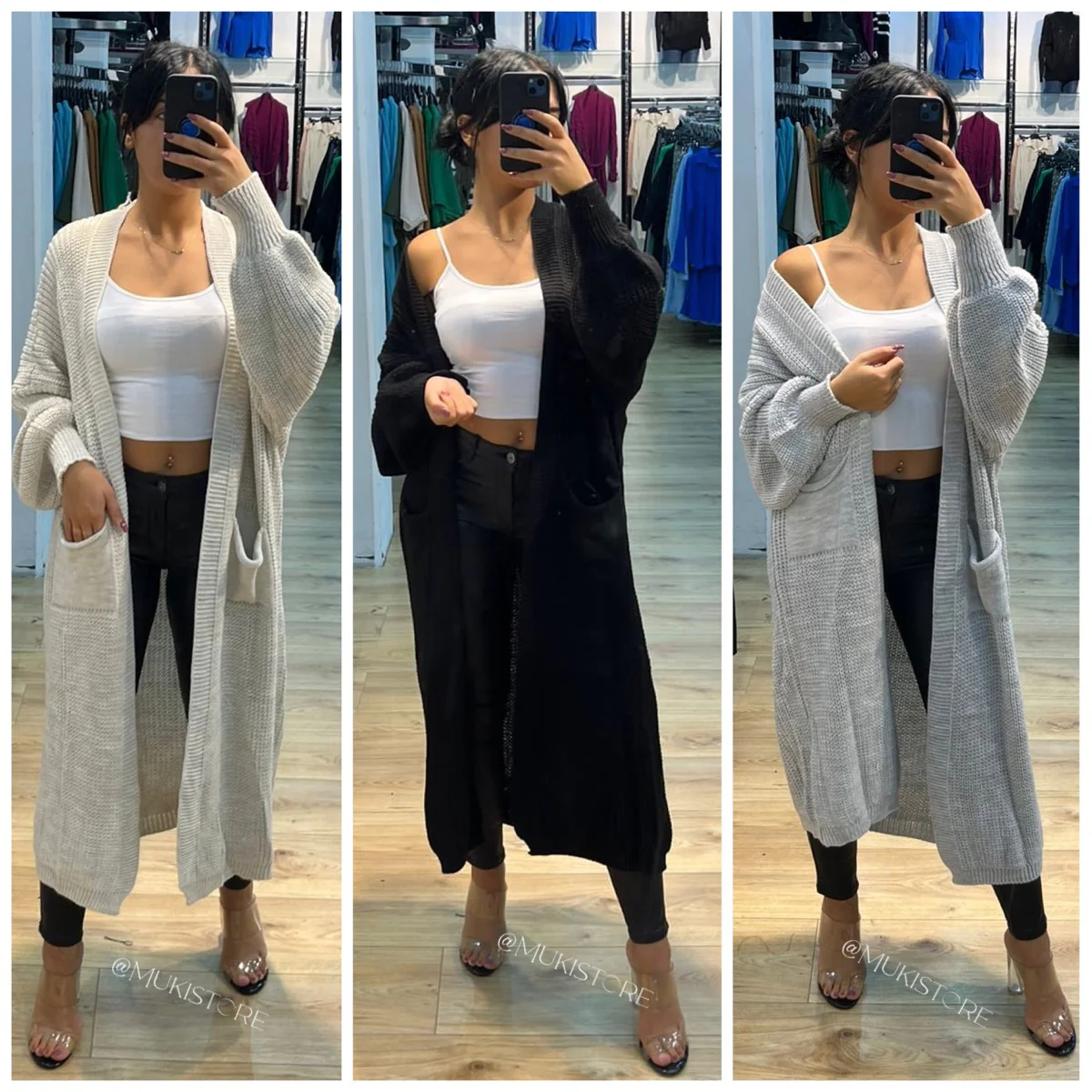 Knitwear Cardigan Balloon Sleeves Premium Quality - Image 7