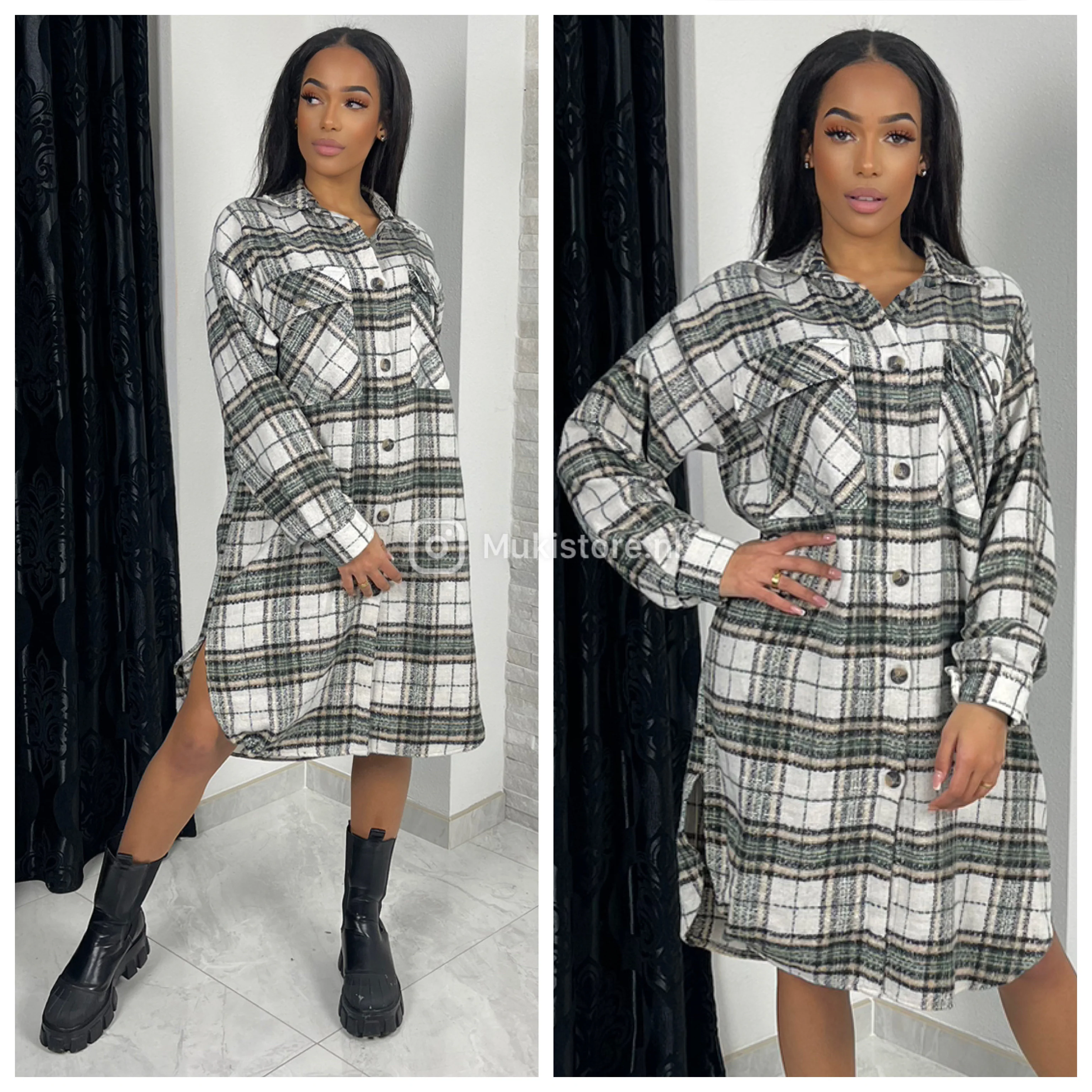 Long Plaid Shackett - Image 3