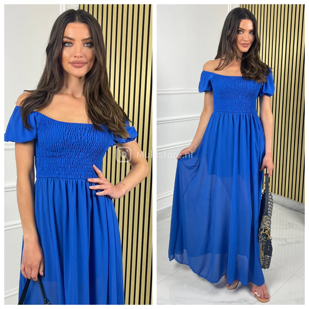 Off Shoulder Summer Maxi Dress - Image 5