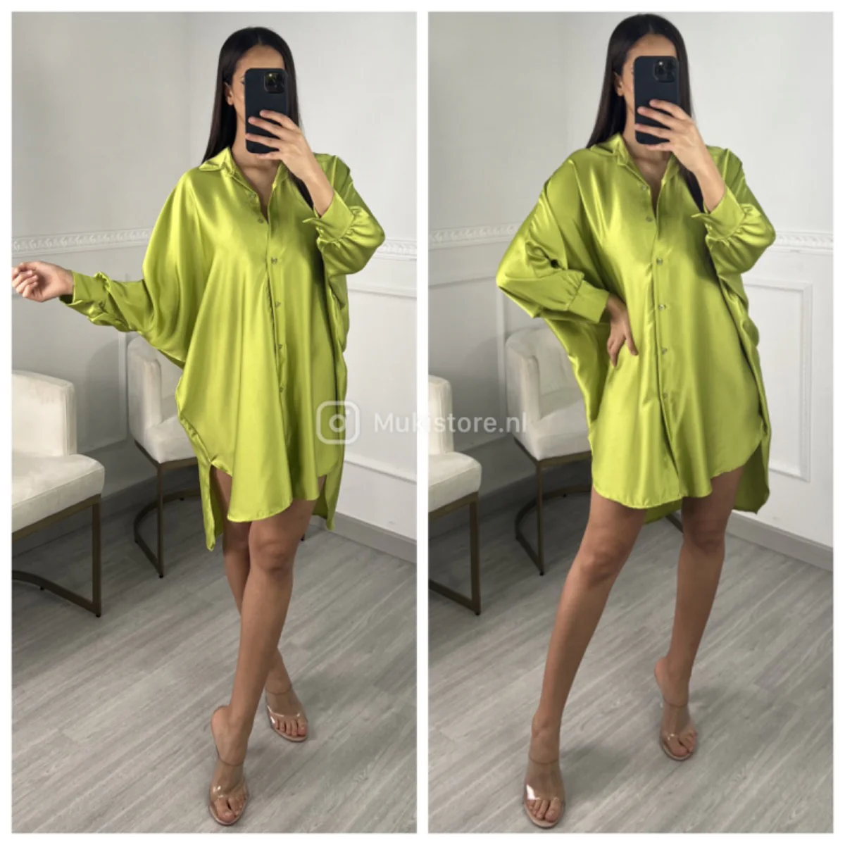 Satin Oversized Blouse Bestseller - Image 10