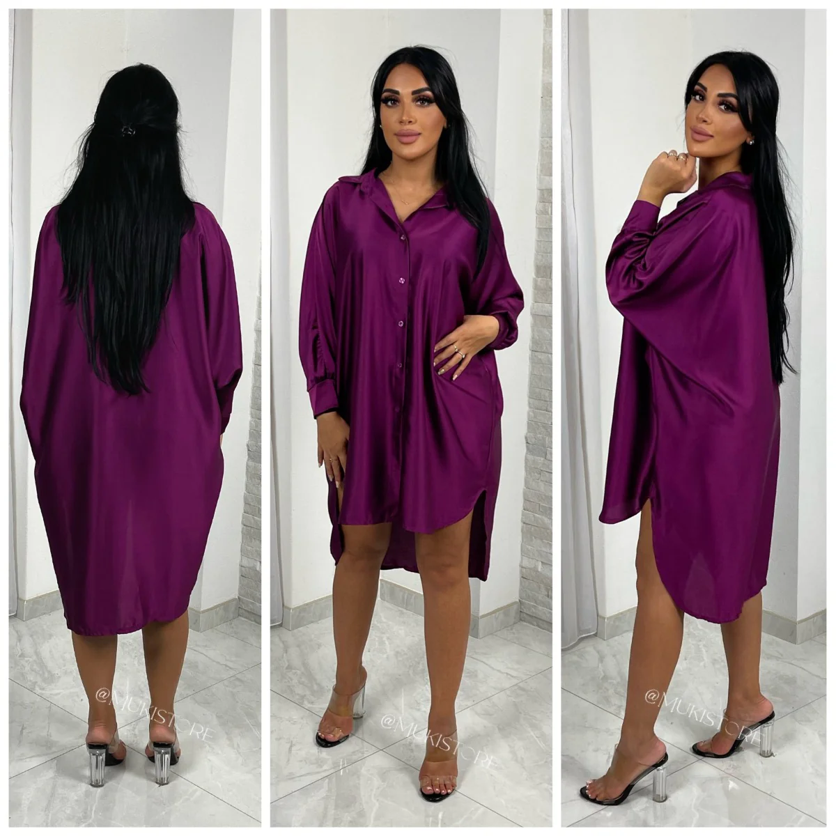 Satin Oversized Blouse Bestseller - Image 7