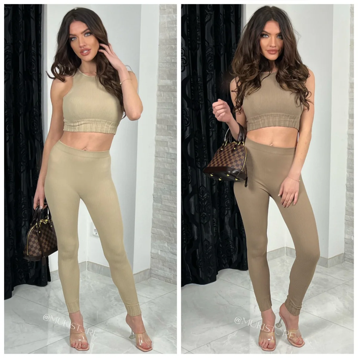 Sleeveless Ribbed Lounge Musthave Set 228 - Image 12