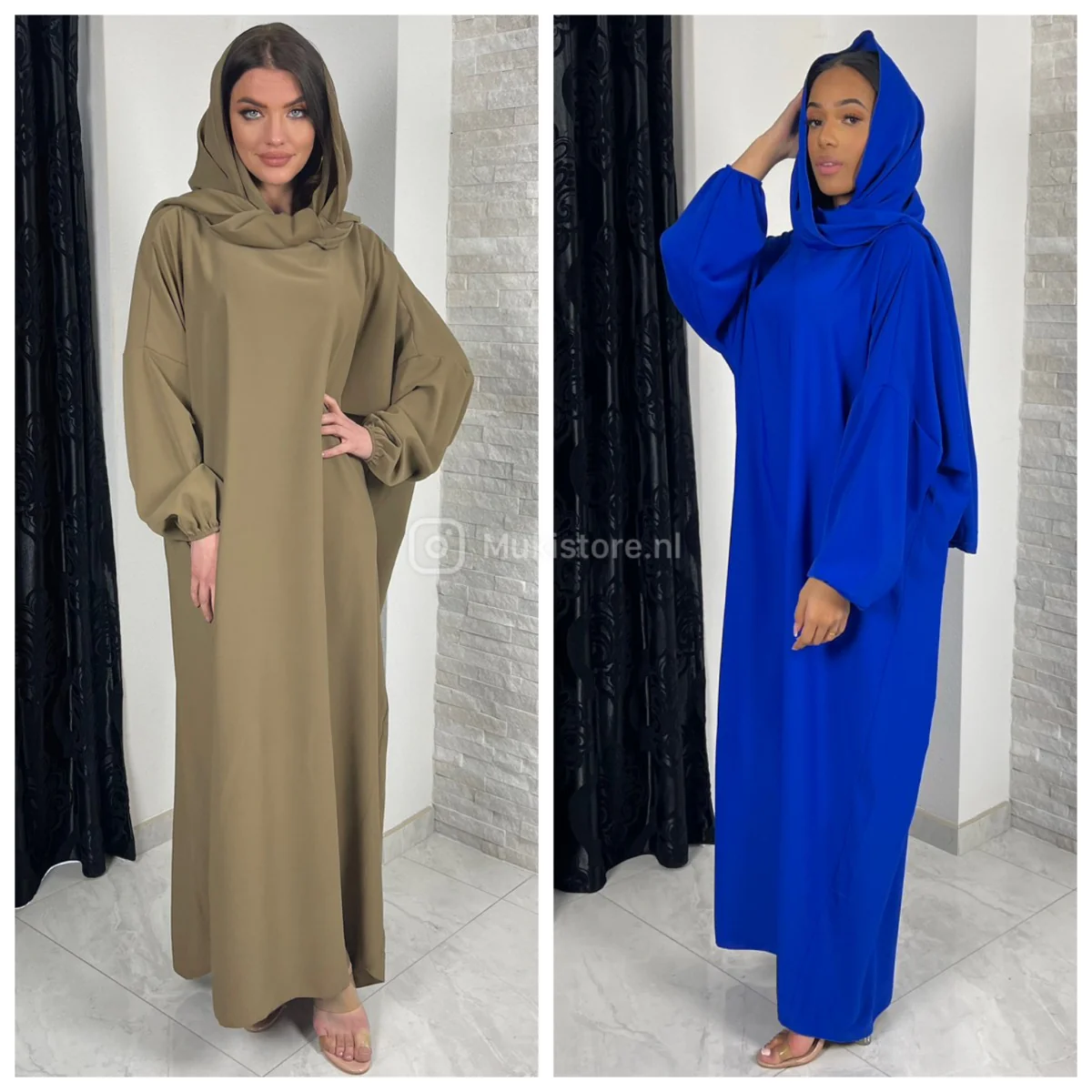 Super Oversized Abaya With Headscarf MADE IN ITALY - Image 8